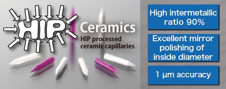 Hipped ceramics capillary